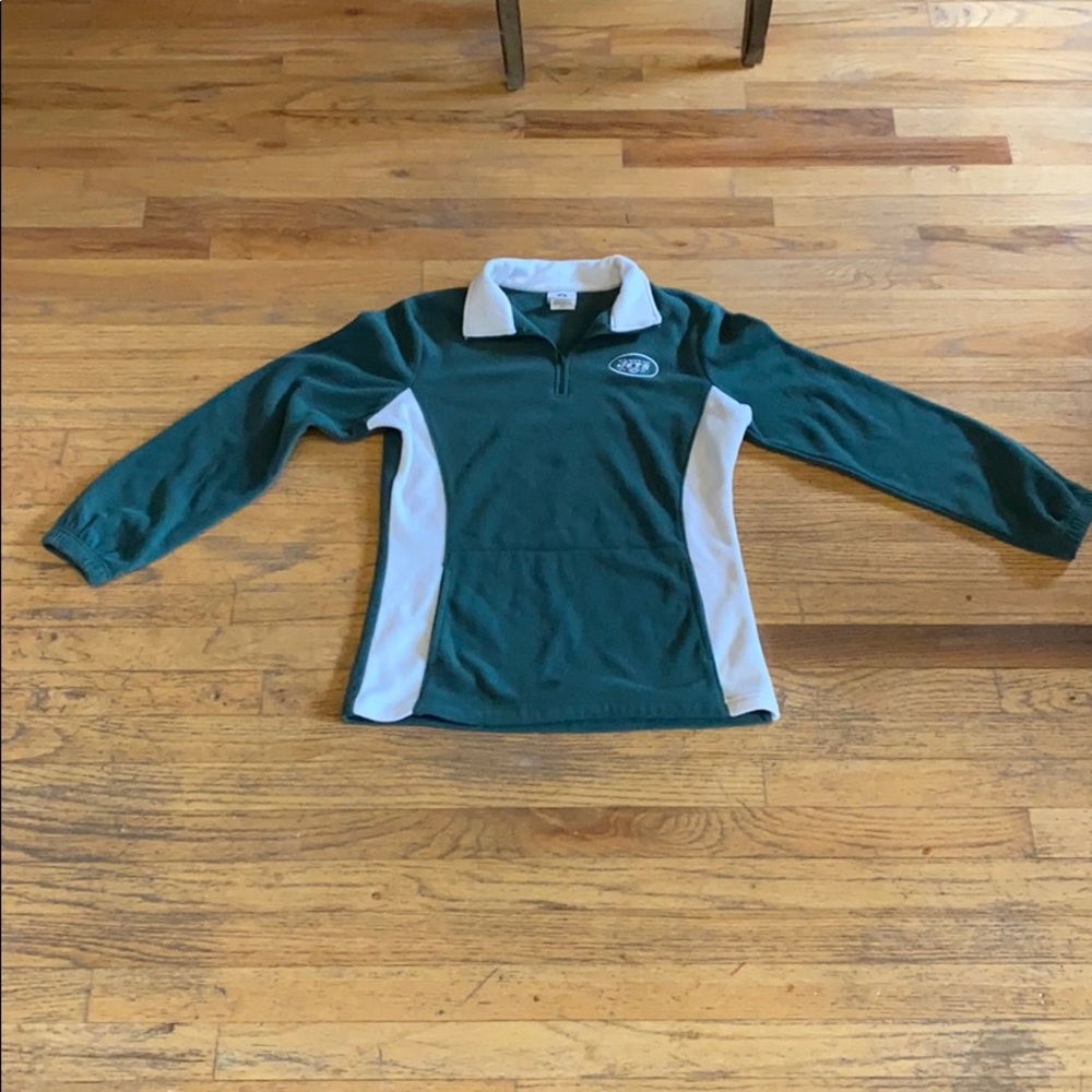 Jets women’s half zip up sweater